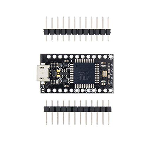 Pro Micro mit dem Bootloader Schwarz/Blau ATmega32U4 5V/16MHz-Modul Controller Mega32U4,Micro USB 3-18V von shuangtongdz