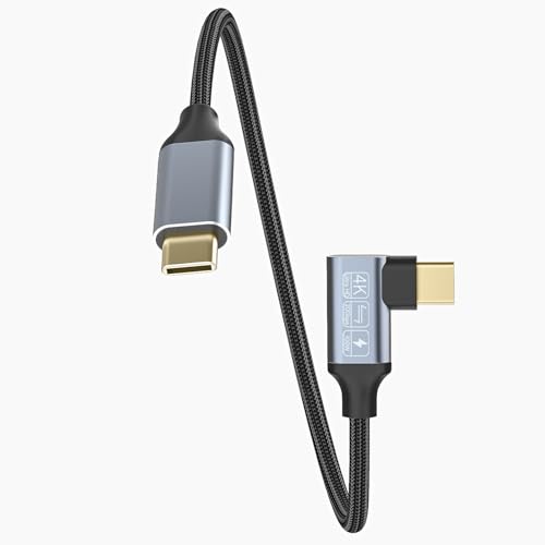 sicotool USB C Kabel 90 Grad Kurzt, Right Angle 20gbps High-Speed USB 3.2 Gen 2 Data Cable 30cm, and 100w Fast Charging Compatible for iPhone 16/15, SSD, Galaxy S23 S22 Pixels, MacBook sicotool USB C Kabel 90 Grad Kurzt, Right Angle 20gbps High-Speed USB 3.2 Gen 2 Data Cable 30cm, and 100w Fast Charging Compatible for iPhone 16/15, SSD, Galaxy S23 S22 Pixels, MacBook von sicotool