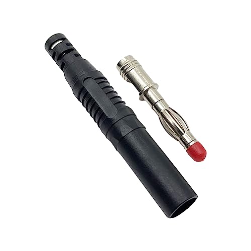 siduytin Bananenstecker, tragbar, professioneller DIY Stecker, isolierter Ersatz, 4 mm, Audiogeräte, Lautsprecher, Für Soundbox, Steckerteil, Schwarz siduytin Bananenstecker, tragbar, professioneller DIY Stecker, isolierter Ersatz, 4 mm, Audiogeräte, Lautsprecher, Für Soundbox, Steckerteil, Schwarz von siduytin