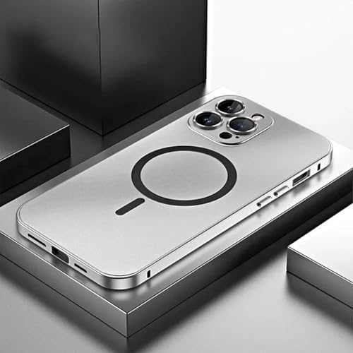 sifteng Magnetische Lade-Aluminium-Metall-Stoßstange, matte Schale, vollständig umwickelte Handyhülle, Anti-Kollisions-Schutzhülle sifteng Magnetische Lade-Aluminium-Metall-Stoßstange, matte Schale, vollständig umwickelte Handyhülle, Anti-Kollisions-Schutzhülle von sifteng