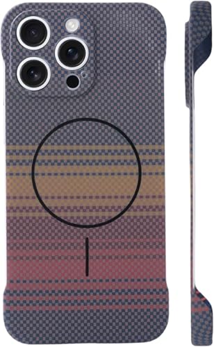 sifteng Ultradünne, rahmenlose Kohlefaser-Handyhülle für iPhone, magnetisches Aufladen, harte Polycarbonat-Hülle, Gelb sifteng Ultradünne, rahmenlose Kohlefaser-Handyhülle für iPhone, magnetisches Aufladen, harte Polycarbonat-Hülle, Gelb von sifteng