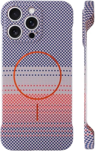 sifteng Ultradünne, rahmenlose Kohlefaser-Handyhülle für iPhone, magnetisches Aufladen, harte Polycarbonat-Hülle, Orange sifteng Ultradünne, rahmenlose Kohlefaser-Handyhülle für iPhone, magnetisches Aufladen, harte Polycarbonat-Hülle, Orange von sifteng