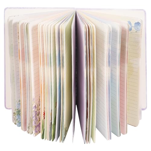 SIIXU Buntes Spiralnotizbuch – 160 A5 Hardcover-Seiten, florales Design mit College-Linien für kreatives Journaling, Poesie-Schreiben und Bullet Journaling SIIXU Buntes Spiralnotizbuch – 160 A5 Hardcover-Seiten, florales Design mit College-Linien für kreatives Journaling, Poesie-Schreiben und Bullet Journaling von siixu