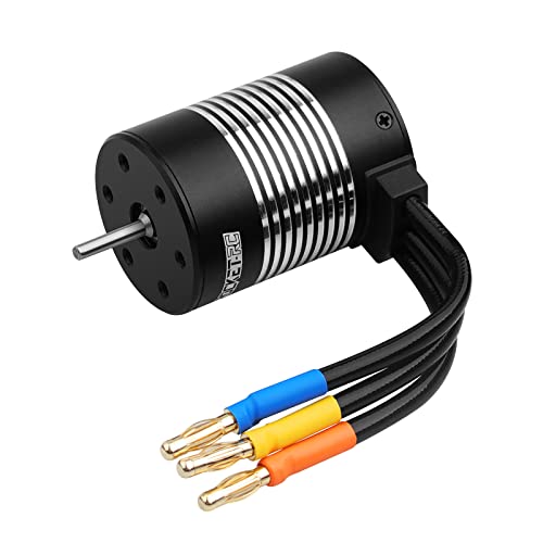 RC Auto Bürstenloser Motor 1/10 540 3650 5200KV 3.175mm Wellen-Hochgeschwindigkeits-wasserdichter Motor für die meisten der 1:10 Skala RC Fahrzeuge LKW Update Teile von sikkeby