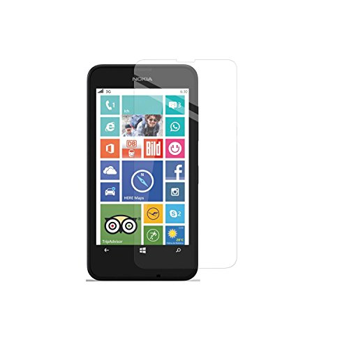 Simplecase Panzerglas passend zu Microsoft Lumia 630 , Premium Displayschutz , Schutz durch Extra Härtegrad 9H , Case Friendly , Echtglas / Verbundglas / Panzerglasfolie , Transparent - 1 Stück von simplecase