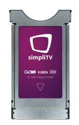 simpliTV CI+ CAM Modul zur Entschlüsselung des österreichischen DVB-T2 (Antenne) simpliTV CI+ CAM Modul zur Entschlüsselung des österreichischen DVB-T2 (Antenne) von simpliTV
