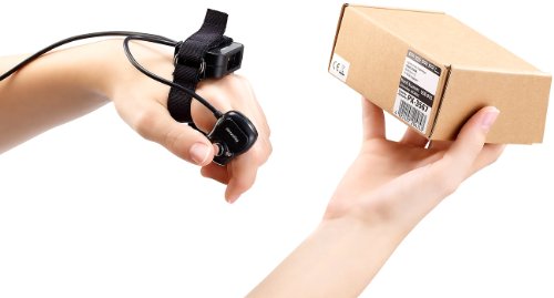 simvalley MOBILE Handscanner Android: Profi-Barcode-Finger-Scanner für Android-Smartphones (USB OTG) (MicroUSB Barcode-Scanner Android, USB-Barcodescanner, Smartphone) von simvalley MOBILE