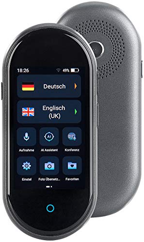 simvalley MOBILE Übersetzer: Mobiler Echtzeit-Sprachübersetzer; 106 Sprachen; Touchscreen; Kamera (Echtzeitübersetzer, Mobile Übersetzungsgeräte, sprachubersetzer) von simvalley MOBILE