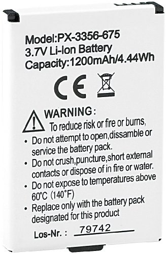 simvalley MOBILE Zubehör zu Notruf-Handy Senioren: Reserve-Akku 1200 mAh für Notruf-Handy XL-959 (Handy Grosstastentelefone, Notruffunktion Handy, ohne Vertrag) von simvalley MOBILE