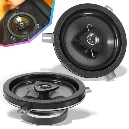 sixcow Ersatz-Lautsprecher-Upgrade für Jeep Wrangler JK JKU, 2005–2018 Jeep Wrangler Dodge Commander Grand Cherokee, 77KICK10, 2 Stück von sixcow