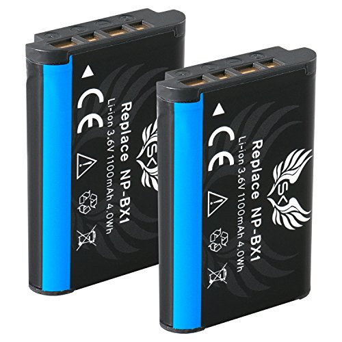 2X SK Akku Ersatz für Sony NP-BX1 |- 1100mAh -| Sony ZV-1 II ZV-1 / Cyber-Shot DSC RX100 I II III IV V VI VII - CX647 H400 HX50 HX80 HX400V - WX500 2X SK Akku Ersatz für Sony NP-BX1 |- 1100mAh -| Sony ZV-1 II ZV-1 / Cyber-Shot DSC RX100 I II III IV V VI VII - CX647 H400 HX50 HX80 HX400V - WX500 von skgames