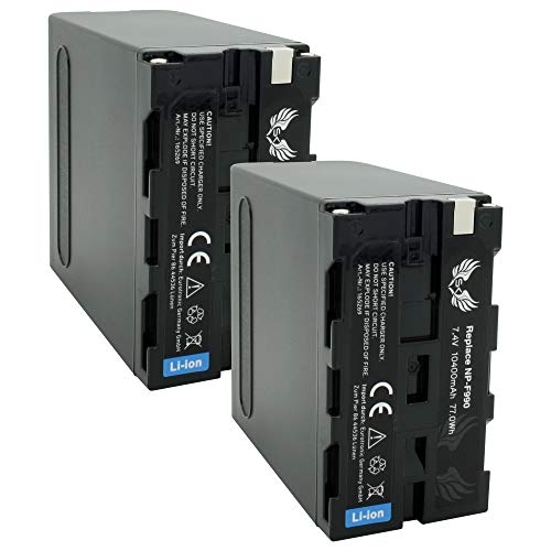2X SK Akku Ersatz für Sony NP-F990 |- 10400mAh -| Akku NP-F550 NP-F730 NP-F750 NP-F960 NP-F970 NP-F980 // Blitzgeräte Videoleuchten Fieldmonitore 2X SK Akku Ersatz für Sony NP-F990 |- 10400mAh -| Akku NP-F550 NP-F730 NP-F750 NP-F960 NP-F970 NP-F980 // Blitzgeräte Videoleuchten Fieldmonitore von skgames