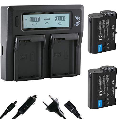 2X SK Akku Nikon EN-EL15 2040mAh + LCD Dual Charger EN-EL15c EN-EL15b EN-EL15a für Nikon // Z6 II Z7 II // Z5 Z6 Z7 D750 D800 D810 D850 D7200 D7500 2X SK Akku Nikon EN-EL15 2040mAh + LCD Dual Charger EN-EL15c EN-EL15b EN-EL15a für Nikon // Z6 II Z7 II // Z5 Z6 Z7 D750 D800 D810 D850 D7200 D7500 von skgames