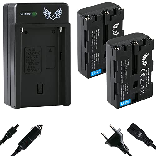 2X SK Akku Sony NP-FM50 + Ladegerät Charger für Sony NP-FM30 FM70 FM90 QM51D / für Sony Cyber-Shot DSC F707 S30 S50 S70 S75 S85 und weitere 2X SK Akku Sony NP-FM50 + Ladegerät Charger für Sony NP-FM30 FM70 FM90 QM51D / für Sony Cyber-Shot DSC F707 S30 S50 S70 S75 S85 und weitere von skgames