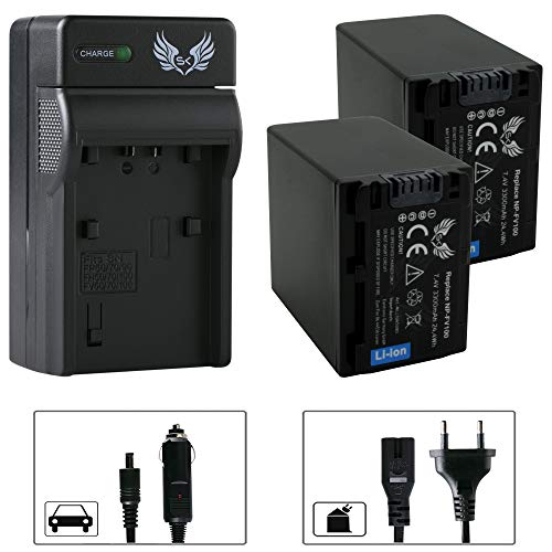2X SK Akku Sony NP-FV100 3300mAh + Ladegerät Charger für Sony DCR-SX85 HDR-CX900 HDR-PJ810 HDR-VG900 /// NP-FV30 NP-FV50 NP-FV70 NP-FV120 2X SK Akku Sony NP-FV100 3300mAh + Ladegerät Charger für Sony DCR-SX85 HDR-CX900 HDR-PJ810 HDR-VG900 /// NP-FV30 NP-FV50 NP-FV70 NP-FV120 von skgames