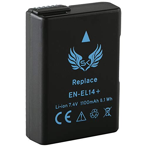 SK Akku Ersatz für Nikon EN-EL14 | 1100mAh | EN-EL14A für Nikon D3100 D3300 D3400 D3500 D5100 D5200 D5300 D5500 D5600 DF // CoolPix P7000 P7700 P7800 SK Akku Ersatz für Nikon EN-EL14 | 1100mAh | EN-EL14A für Nikon D3100 D3300 D3400 D3500 D5100 D5200 D5300 D5500 D5600 DF // CoolPix P7000 P7700 P7800 von skgames