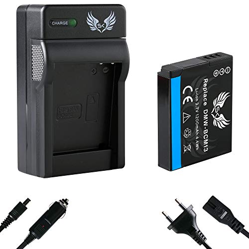 SK Akku Ersatz für Panasonic DMW-BCM13 / DMW-BCM13E 1200mAh + Ladegerät für Panasonic Lumix DMC-FT5 TZ40 TZ41 TZ55 TZ61 TZ71 ZS30 DMW BCM13 BCM13E SK Akku Ersatz für Panasonic DMW-BCM13 / DMW-BCM13E 1200mAh + Ladegerät für Panasonic Lumix DMC-FT5 TZ40 TZ41 TZ55 TZ61 TZ71 ZS30 DMW BCM13 BCM13E von skgames