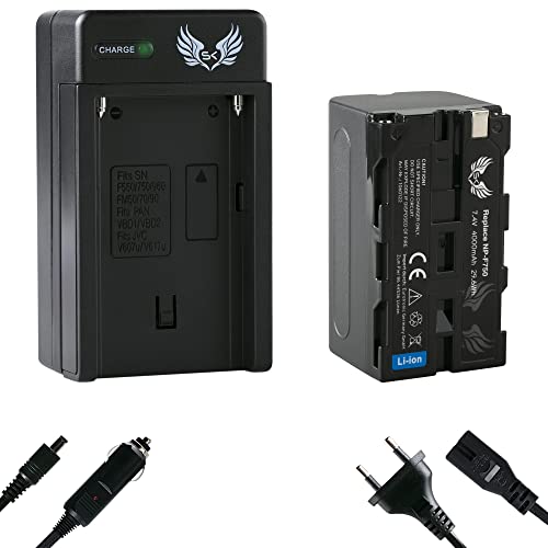 SK Akku Ersatz für Sony NP-F750 |- 4000mAh -| + Charger für Sony Akku NP-F550 NP-F960 NP-F970 NP-F980 // Blitzgeräte Videoleuchten Fieldmonitore SK Akku Ersatz für Sony NP-F750 |- 4000mAh -| + Charger für Sony Akku NP-F550 NP-F960 NP-F970 NP-F980 // Blitzgeräte Videoleuchten Fieldmonitore von skgames