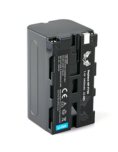 SK Akku Ersatz für Sony NP-F750 |- 4400mAh -| Akku NP-F550 NP-F730 NP-F960 NP-F970 NP-F980 NP-F990 // Blitzgeräte Videoleuchten Fieldmonitore von SK Games
