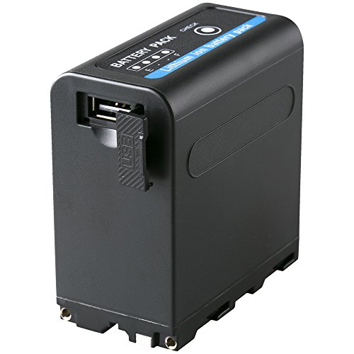 SK Akku Ersatz für Sony NP-F980 |- 7850mAh LG Zellen -| Akku NP-F550 NP-F750 NP-F960 NP-F970 NP-F990 // 5V USB Ausgang und DC 8,4V EIN & Ausgang SK Akku Ersatz für Sony NP-F980 |- 7850mAh LG Zellen -| Akku NP-F550 NP-F750 NP-F960 NP-F970 NP-F990 // 5V USB Ausgang und DC 8,4V EIN & Ausgang von skgames