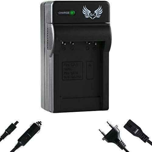 SK Akku Ladegerät für Samsung SLB-10A SLB-11A passend zu Samsung Digimax ES55, ES90, PL50, L100, L110, WB350F, WB500, WB600 und weitere SK Akku Ladegerät für Samsung SLB-10A SLB-11A passend zu Samsung Digimax ES55, ES90, PL50, L100, L110, WB350F, WB500, WB600 und weitere von SK Games