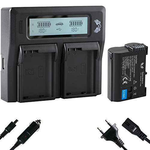 SK Akku Nikon EN-EL15 2040mAh + LCD Dual Charger EN-EL15c EN-EL15b EN-EL15a für Nikon // Z6 II Z7 II // Z5 Z6 Z7 D750 D800 D810 D850 D7200 D7500 SK Akku Nikon EN-EL15 2040mAh + LCD Dual Charger EN-EL15c EN-EL15b EN-EL15a für Nikon // Z6 II Z7 II // Z5 Z6 Z7 D750 D800 D810 D850 D7200 D7500 von skgames