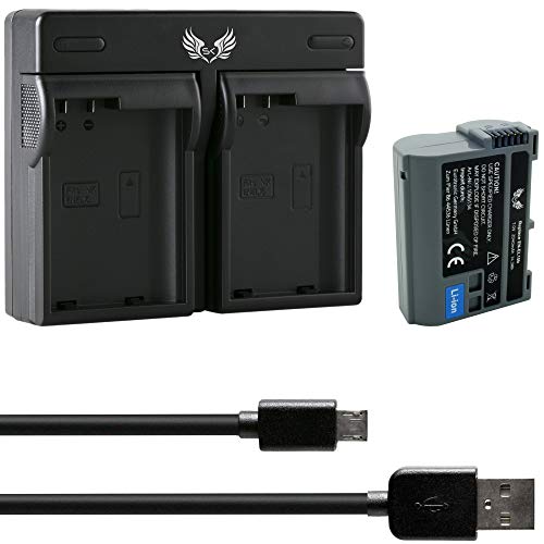 SK Akku Nikon EN-EL15b 2040mAh + Dual Charger EN-EL15c EN-EL15a EN-EL15 für Nikon // Z6 II Z7 II // Z5 Z6 Z7 D600 D750 D800 D810 D850 D7200 D7500 SK Akku Nikon EN-EL15b 2040mAh + Dual Charger EN-EL15c EN-EL15a EN-EL15 für Nikon // Z6 II Z7 II // Z5 Z6 Z7 D600 D750 D800 D810 D850 D7200 D7500 von skgames