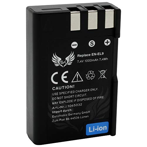SK Akku Nikon EN-EL9 | 1000mAh | für Nikon DSLR D40 D40A D40C D40X D60 / Nikon D3000 D5000 /// EN-EL9a EN-EL9e SK Akku Nikon EN-EL9 | 1000mAh | für Nikon DSLR D40 D40A D40C D40X D60 / Nikon D3000 D5000 /// EN-EL9a EN-EL9e von skgames