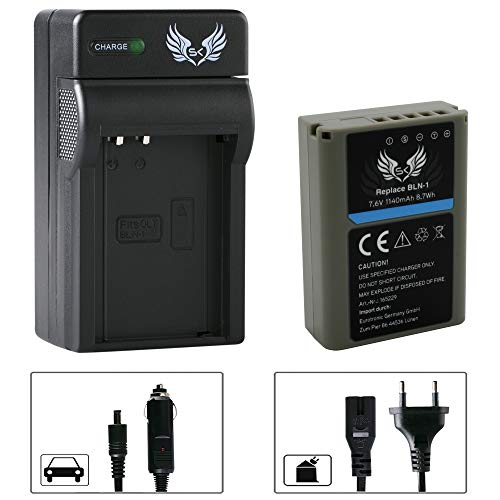 SK Akku Olympus BLN-1 1140mAh + Ladegerät Charger für Olympus OM-D E-M1 E-M5 E-M5 Mark II/Pen E-P5 Pen-F | PS-BLN-1 SK Akku Olympus BLN-1 1140mAh + Ladegerät Charger für Olympus OM-D E-M1 E-M5 E-M5 Mark II/Pen E-P5 Pen-F | PS-BLN-1 von skgames
