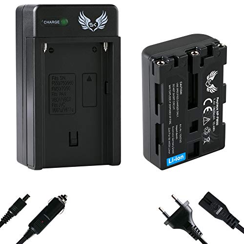 SK Akku Sony NP-FM50 + Ladegerät Charger für Sony NP-FM30 FM70 FM90 QM51D / für Sony Cyber-Shot DSC F707 S30 S50 S70 S75 S85 und weitere SK Akku Sony NP-FM50 + Ladegerät Charger für Sony NP-FM30 FM70 FM90 QM51D / für Sony Cyber-Shot DSC F707 S30 S50 S70 S75 S85 und weitere von skgames
