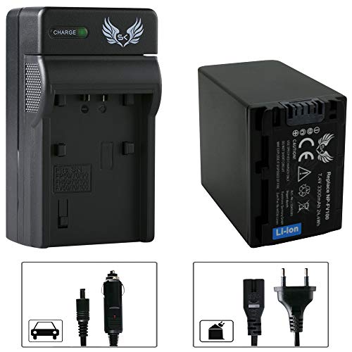 SK Akku Sony NP-FV100 3300mAh + Ladegerät Charger für Sony DCR-SX85 HDR-CX900 HDR-PJ810 HDR-VG900 /// NP-FV30 NP-FV50 NP-FV70 NP-FV120 SK Akku Sony NP-FV100 3300mAh + Ladegerät Charger für Sony DCR-SX85 HDR-CX900 HDR-PJ810 HDR-VG900 /// NP-FV30 NP-FV50 NP-FV70 NP-FV120 von skgames