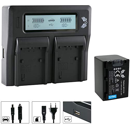 SK Akku Sony NP-FV70 1680mAh + LCD Dual Doppel Ladegerät für Sony DCR-SX85 HDR-CX900 HDR-PJ810 HDR-VG900 /// NP-FV30 NP-FV50 NP-FV100 NP-FV120 SK Akku Sony NP-FV70 1680mAh + LCD Dual Doppel Ladegerät für Sony DCR-SX85 HDR-CX900 HDR-PJ810 HDR-VG900 /// NP-FV30 NP-FV50 NP-FV100 NP-FV120 von skgames