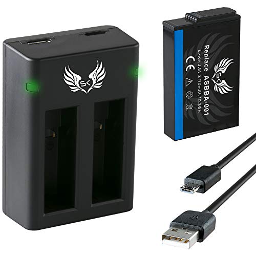 SK Akku für GoPro Hero Fusion | 2710mAh | + Dual Ladegerät Charger für GoPro Hero Fusion ASBBA-001, CS-GDB700MC und weitere SK Akku für GoPro Hero Fusion | 2710mAh | + Dual Ladegerät Charger für GoPro Hero Fusion ASBBA-001, CS-GDB700MC und weitere von skgames