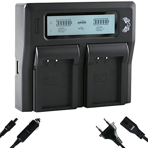 SK LCD Dual Akku Charger für Canon LP-E17 - Ladegerät ist passend zu EOS RP R8 R50 R100 - M3 M5 M6 II - 77D 750D 800D / Kiss X10i / Rebel T8i SL3 SK LCD Dual Akku Charger für Canon LP-E17 - Ladegerät ist passend zu EOS RP R8 R50 R100 - M3 M5 M6 II - 77D 750D 800D / Kiss X10i / Rebel T8i SL3 von SK Games