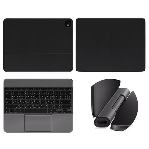 skoko 3-in-1 Komplett-Set: Abdeckung für iPad Pro 13 M4 2024 Magic-Tastatur, matt, für oben und unten, mattschwarz, für iPad Pro 13 M4 2024 skoko 3-in-1 Komplett-Set: Abdeckung für iPad Pro 13 M4 2024 Magic-Tastatur, matt, für oben und unten, mattschwarz, für iPad Pro 13 M4 2024 von skoko