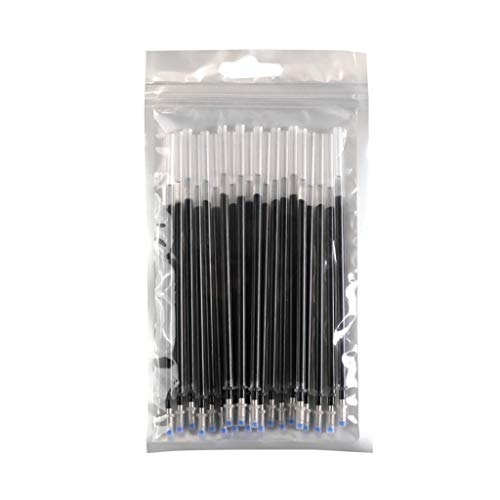 skyrabbiter 20 Stück Kugelschreiber-Nachfüllstift mit feiner Spitze, Schule, Bürobedarf, neu, 10 ml Glitzer Textmarker (Black, 0.38mm 10ml) von skyrabbiter