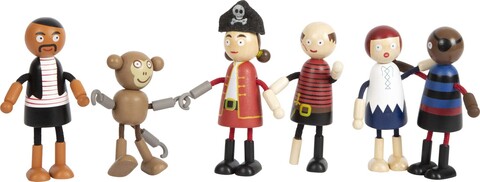 small foot® Biegepuppen Piraten Figuren von small