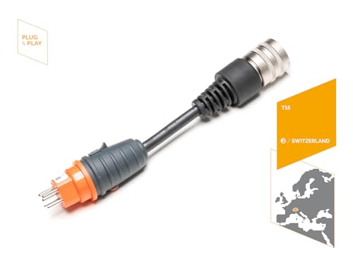 Juice Connector, CH T15 Ladekabel Elektroauto Stecker, Ladelösung mit Automatischer Anpassung, Kompatibel mit der Juice Booster 2 & Juice Booster 3 air Mobile Wallbox Juice Connector, CH T15 Ladekabel Elektroauto Stecker, Ladelösung mit Automatischer Anpassung, Kompatibel mit der Juice Booster 2 & Juice Booster 3 air Mobile Wallbox von smart Juice