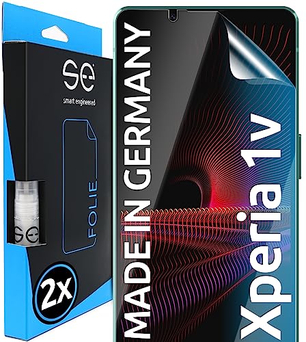 2X se® 3D SCHUTZFOLIE Transparent für Sony Xperia 1v,Selbstheilend, 100% Fingerabdruck & FaceID kompatibel, einfache blasenfreie Installation, Ultra-Klar, Stoß-Kratzfest, aus Deutschland 2X se® 3D SCHUTZFOLIE Transparent für Sony Xperia 1v,Selbstheilend, 100% Fingerabdruck & FaceID kompatibel, einfache blasenfreie Installation, Ultra-Klar, Stoß-Kratzfest, aus Deutschland von smart engineered
