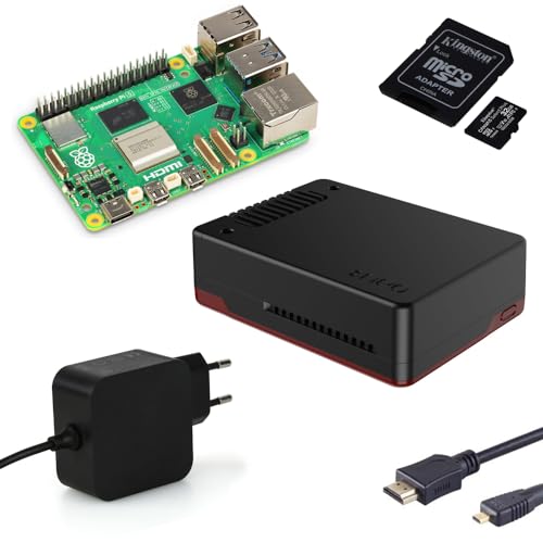 Raspberry Pi 5 / 4GB Argon NEO 5 BRED Desktop-Kit (32 GB) von smart-home-komponente