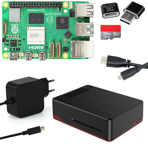 Raspberry Pi 5 8GB Argon NEO 5 BRED/Desktop-Kit (32 GB) von smart-home-komponente