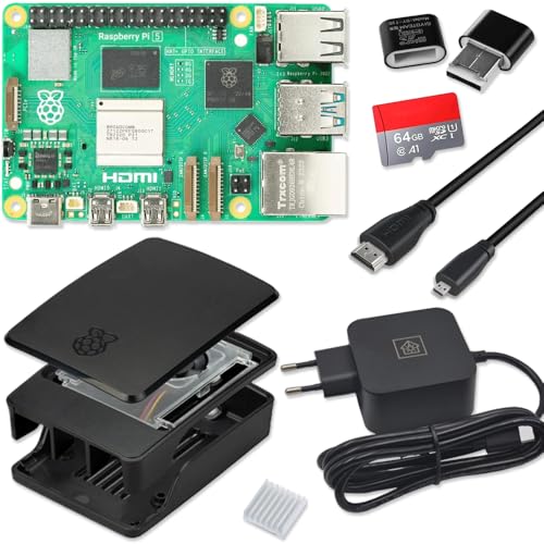 smart-home-komponente - Raspberry Pi 5 / 4GB Desktop-Starter-Kit (32 GB) schwarz von smart-home-komponente