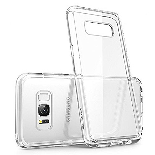 smartacc Schutzhülle transparent TPU Silikon für Samsung Galaxy S6, S6 Edge, S7, S7 Edge, S8, S8 Plus, S9, S9 Plus, A3, A5, J3, J5, J7 (S7 Edge) von smartacc