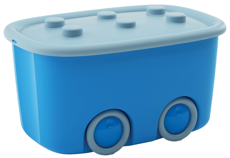 SMARTBOXPRO Aufbewahrungsbox , Funny Box L, , 46 Liter, blau von smartboxpro