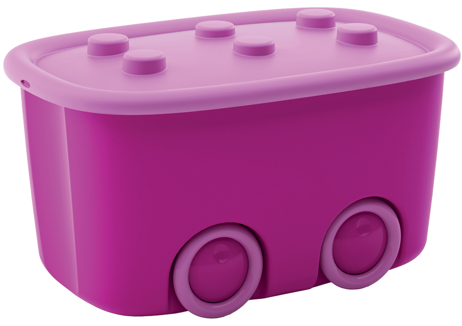 SMARTBOXPRO Aufbewahrungsbox , Funny Box L, , 46 Liter, pink von smartboxpro