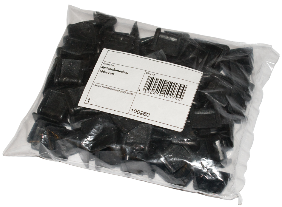 SMARTBOXPRO Kantenschutzecken, für Umreifungsband, schwarz von smartboxpro