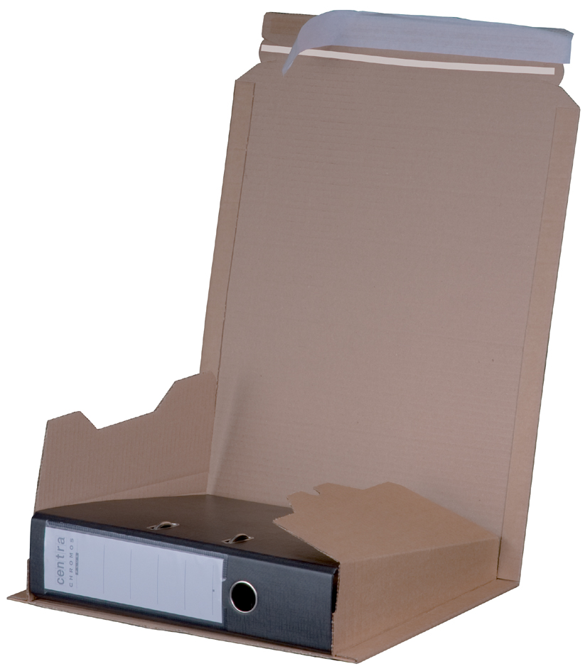SMARTBOXPRO Ordner-Versandkarton, braun, für Ordner DIN A4 von smartboxpro