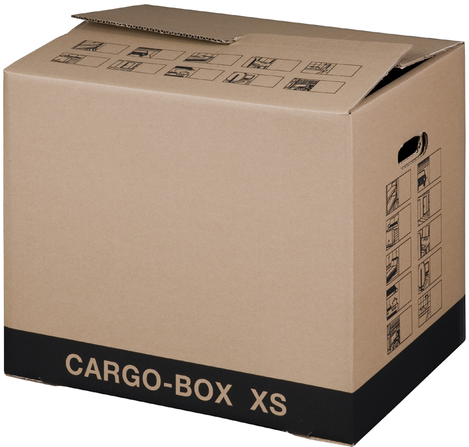 SMARTBOXPRO Umzugskarton , CARGO-BOX-PLUS S, , braun von smartboxpro