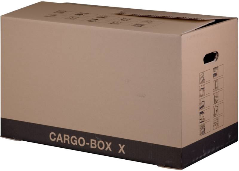 SMARTBOXPRO Umzugskarton , CARGO-BOX X, , braun von smartboxpro