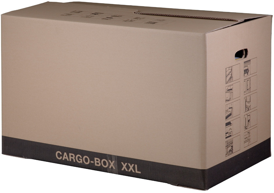 SMARTBOXPRO Umzugskarton , CARGO-BOX XXL, , braun von smartboxpro